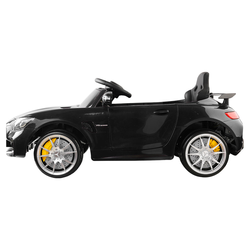 Kids Ride On Car MercedesBenz AMG GT R Electric Black - SILBERSHELL