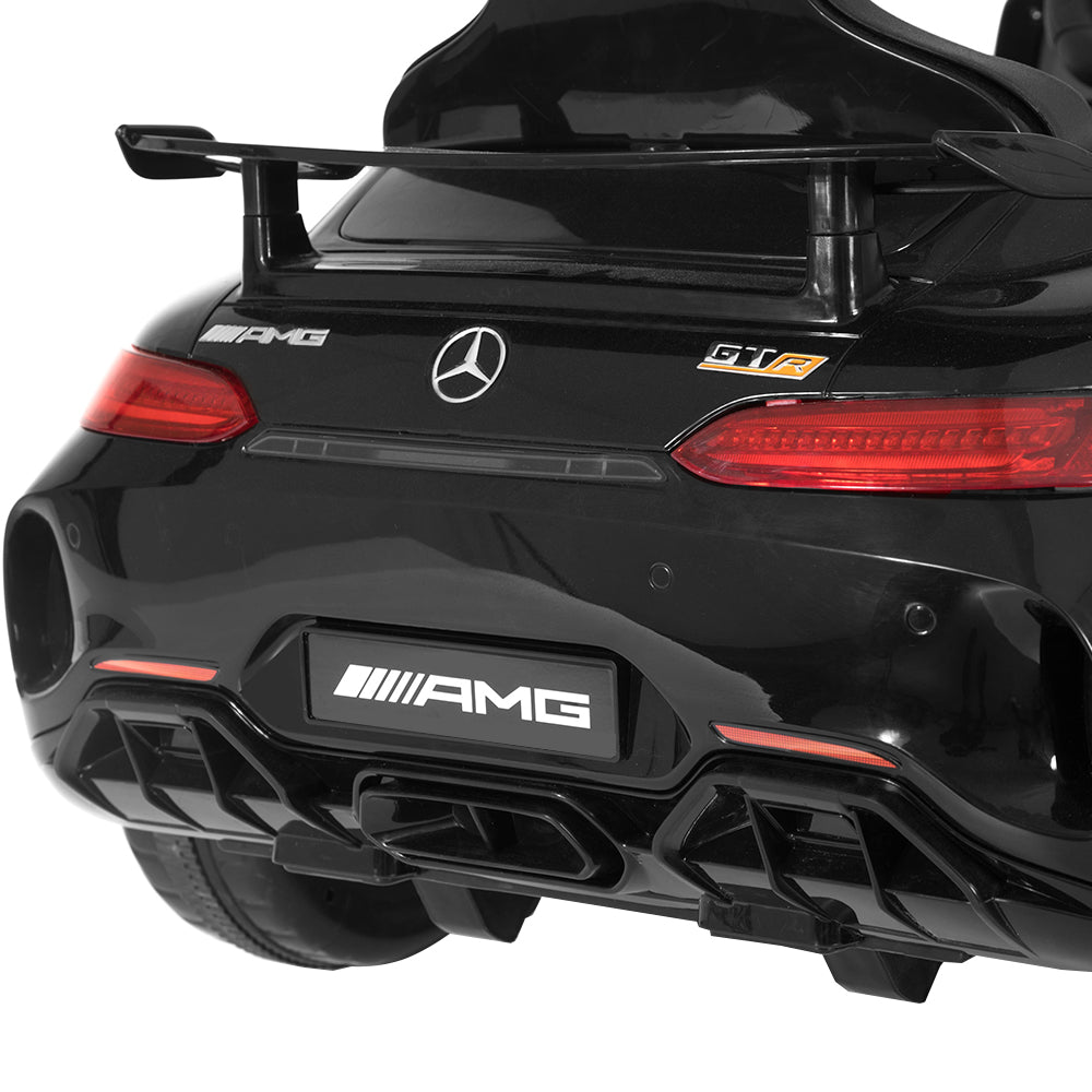 Kids Ride On Car MercedesBenz AMG GT R Electric Black - SILBERSHELL