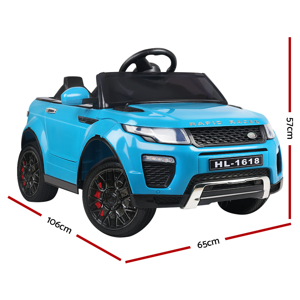 Rigo Ride On Car Toy Kids Electric Cars 12V Battery SUV Blue - SILBERSHELL