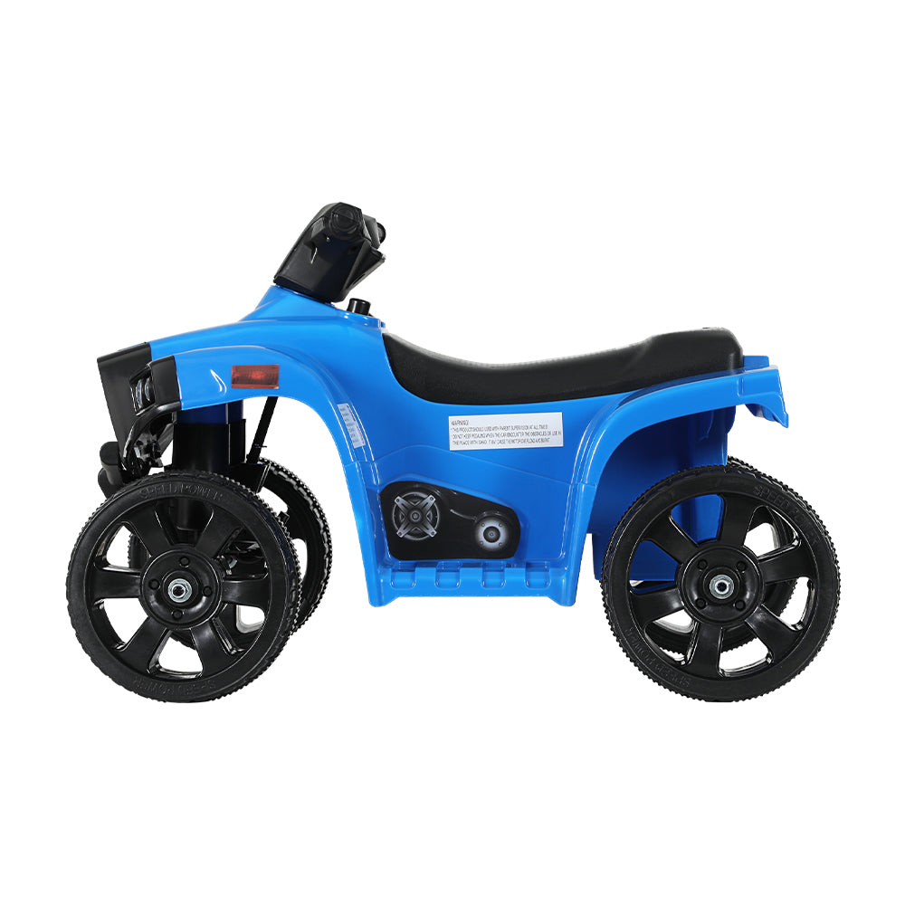 Rigo Kids Ride On ATV Quad Motorbike Car 4 Wheeler Electric Toys Battery Blue - SILBERSHELL