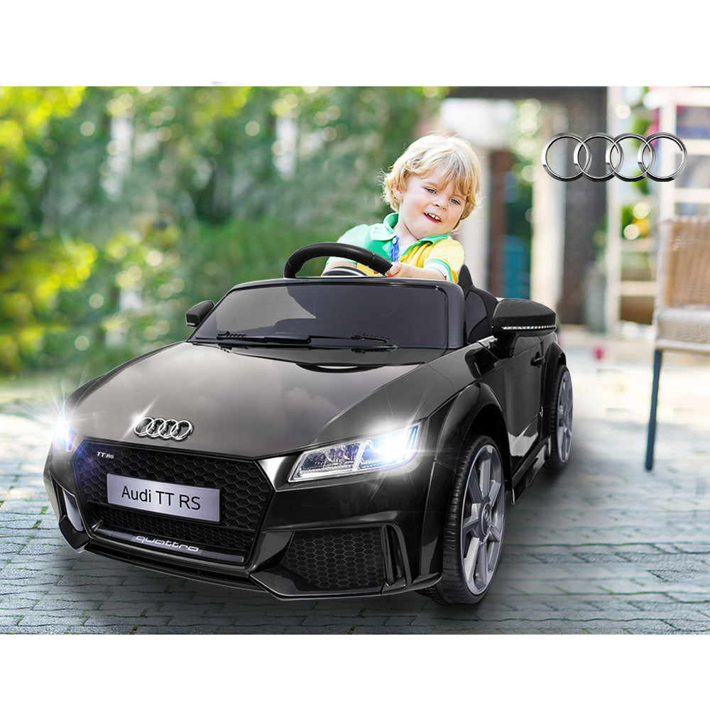 Kids Ride On Car Audi Licensed TT RS Black - SILBERSHELL