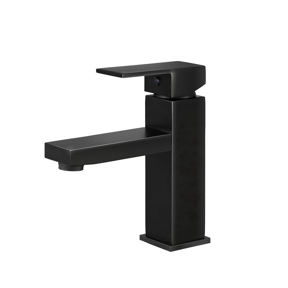Cefito Basin Mixer Tap Faucet Bathroom Vanity Counter Top WELS Standard Brass Black - SILBERSHELL