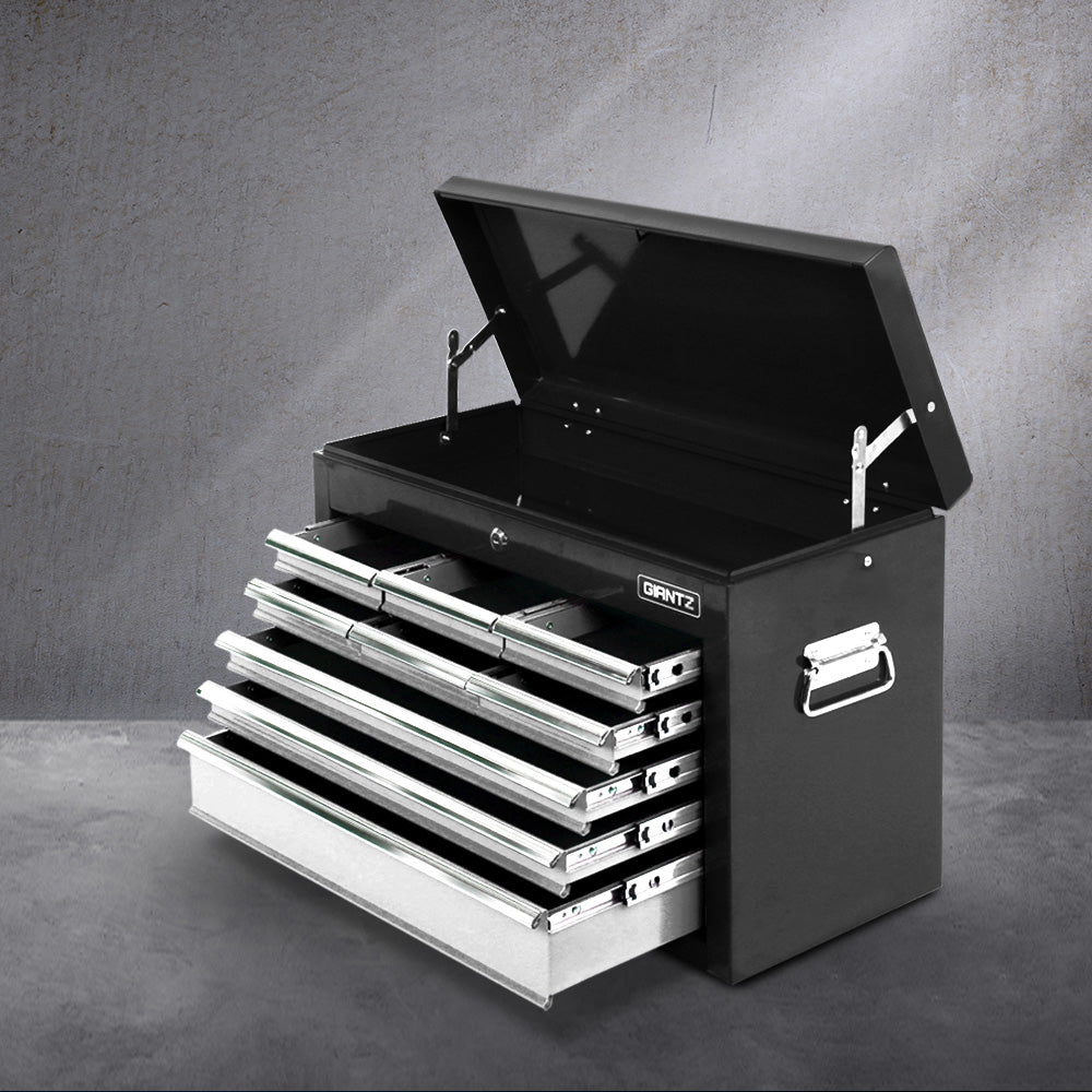 Giantz 9 Drawer Mechanic Tool Box Cabinet Storage - Black & Grey - SILBERSHELL