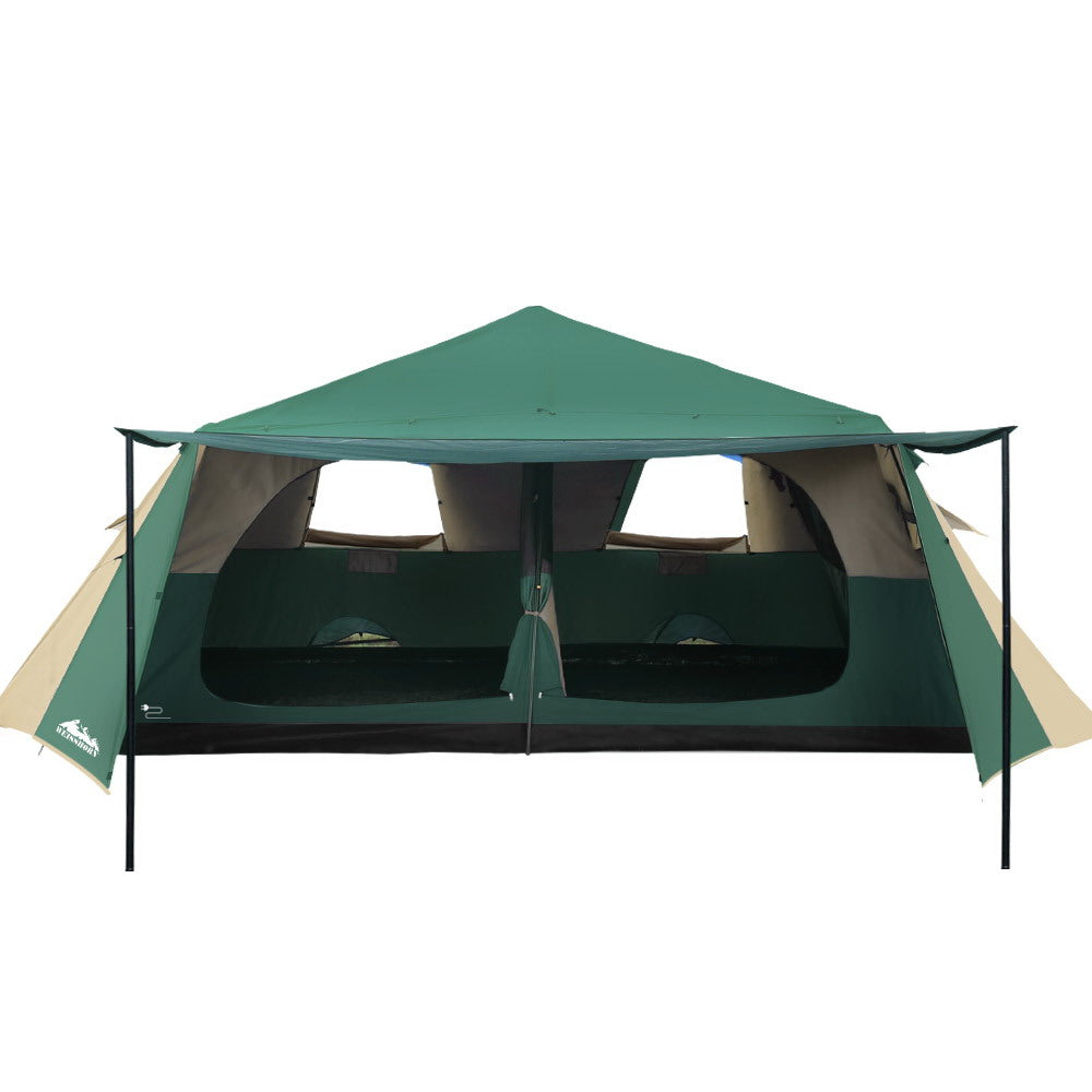 Weisshorn Instant Up Camping Tent 8 Person Pop up Tents Family Hiking Dome Camp - SILBERSHELL