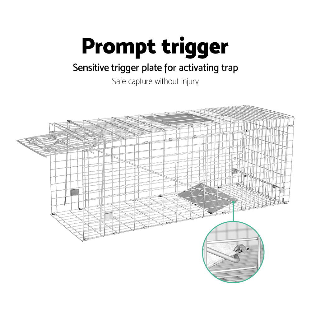 Gardeon Animal Trap Humane Possum Cage Live Animal Catch Rabbit Cat Hare Fox - SILBERSHELL