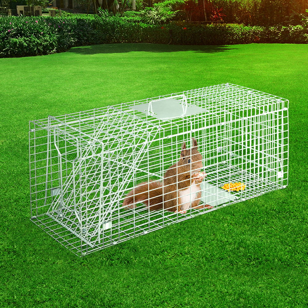 Gardeon Animal Trap Humane Possum Cage Live Animal Catch Rabbit Cat Hare Fox - SILBERSHELL