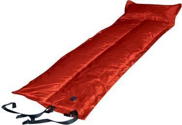 Trailblazer Self-Inflatable Foldable Air Mattress With Pillow - RED - SILBERSHELL