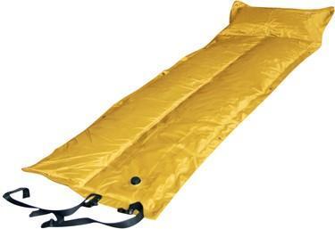 Trailblazer Self-Inflatable Foldable Air Mattress With Pillow - YELLOW - SILBERSHELL