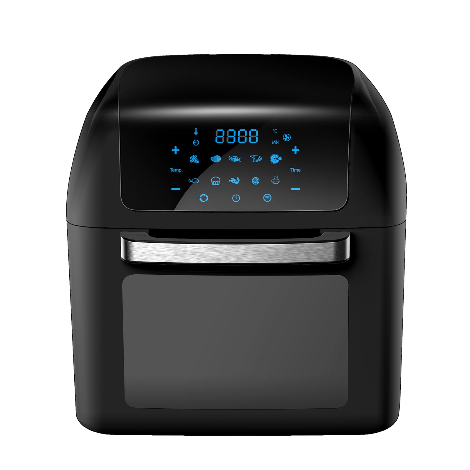Kitchen Couture Healthy Options 13 Litre Air Fryer 10 Presets LCD Display Black - SILBERSHELL