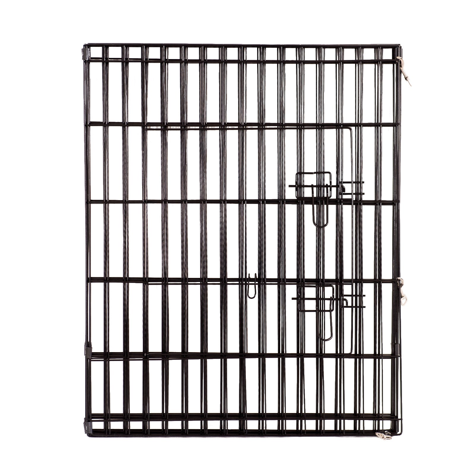 4Paws 8 Panel Playpen Puppy Exercise Fence Cage Enclosure Pets Black All Sizes - 24" - Black - SILBERSHELL