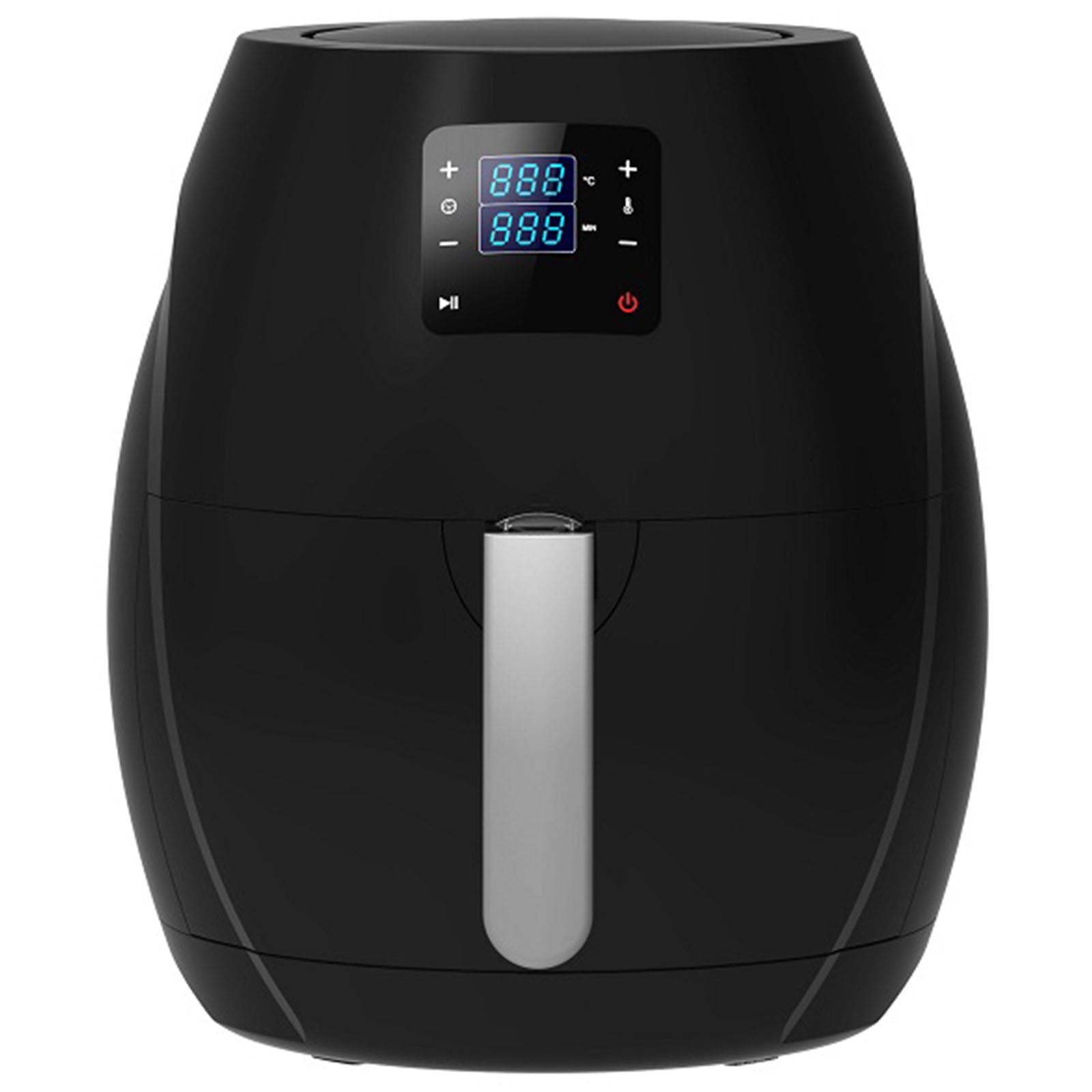 Kitchen Couture 7L Air Fryer Digital Low Fat Oil Free Rapid Healthy Deep Cooker - SILBERSHELL