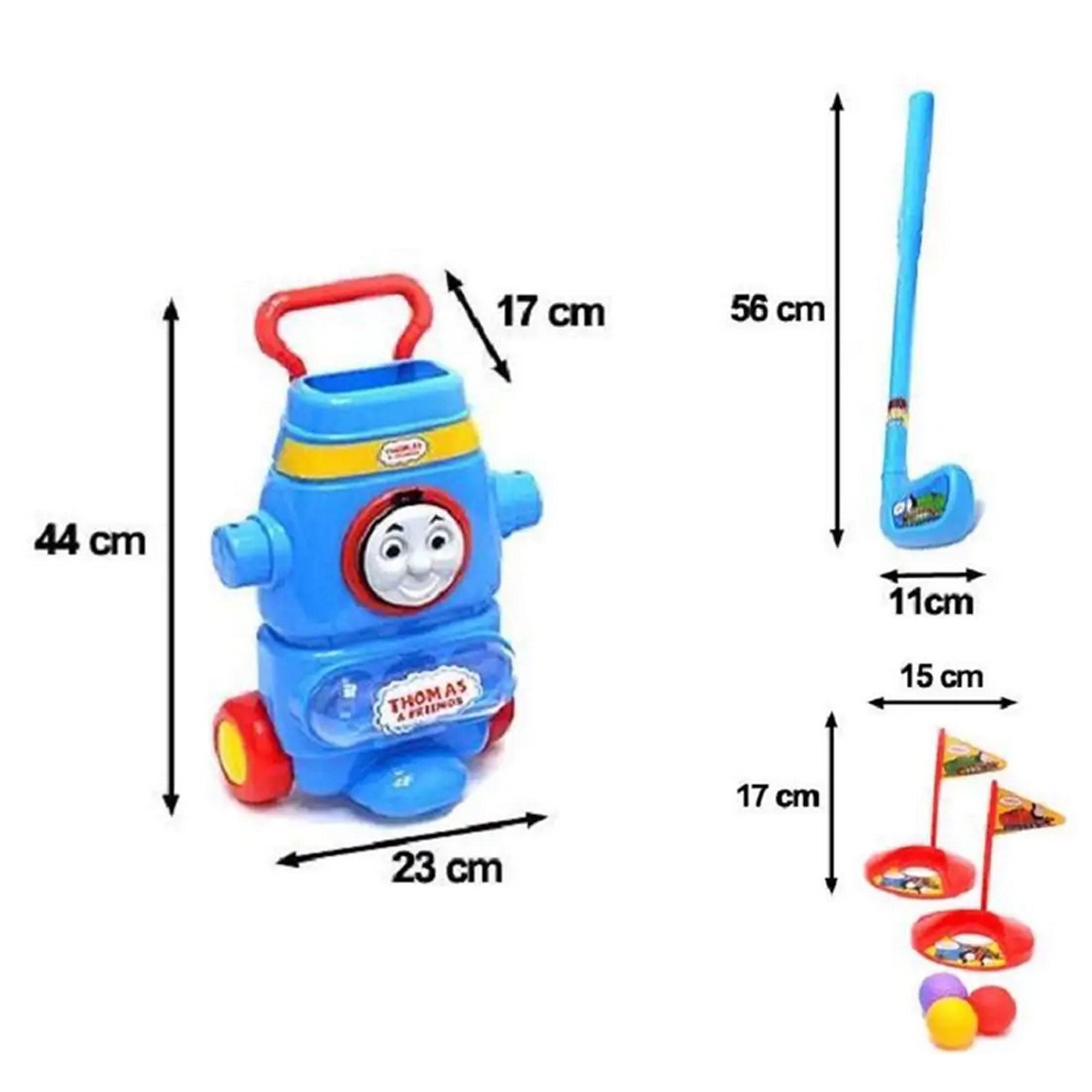 Thomas the Tank Kids Mini Golf Toy Club & Cart Set 3+ - SILBERSHELL