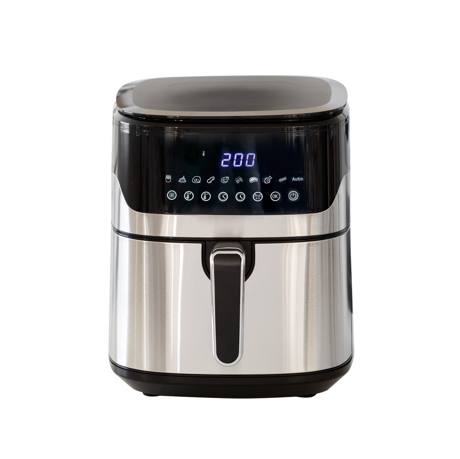 7L Air Fryer Wiz w/ Built-In Scale, 200C, 9 Cooking Programs - SILBERSHELL