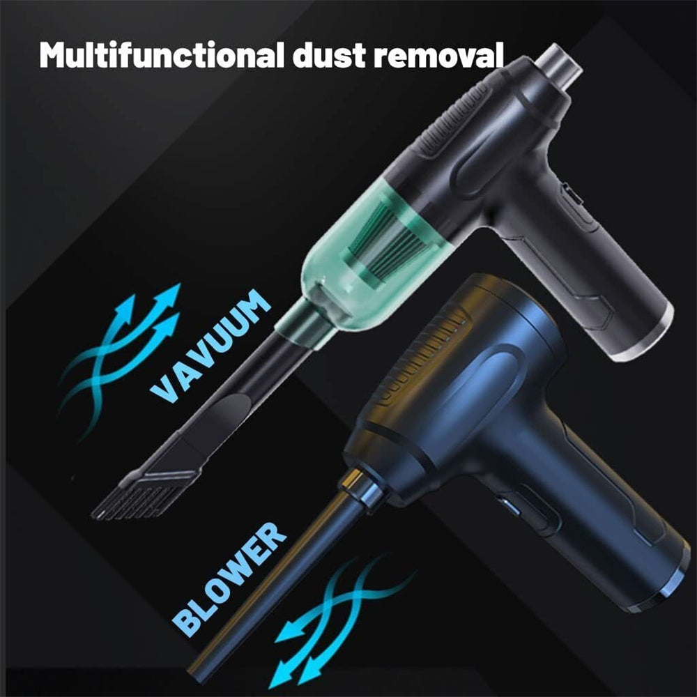 50000RPM Electric Cordless Air Duster Car Vacuum Cleaner Keyboard Cleaner Blower - SILBERSHELL