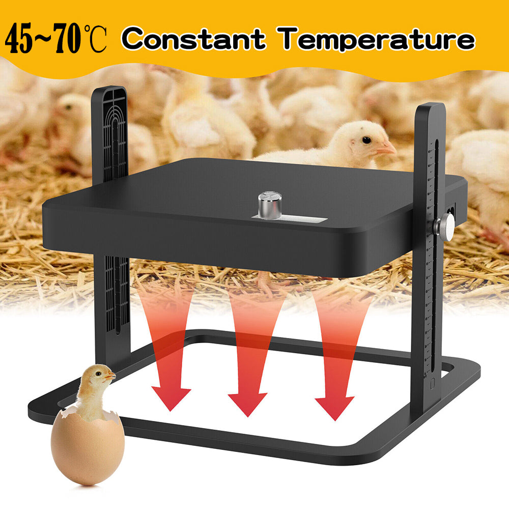 40 degrees celsius to 70 degrees celsius Adjustable Chick Brooder Heating Plate Chicken Coop Duck Poultry Brooder - SILBERSHELL