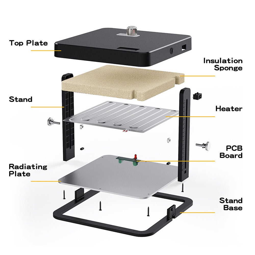 40 degrees celsius to 70 degrees celsius Adjustable Chick Brooder Heating Plate Chicken Coop Duck Poultry Brooder - SILBERSHELL