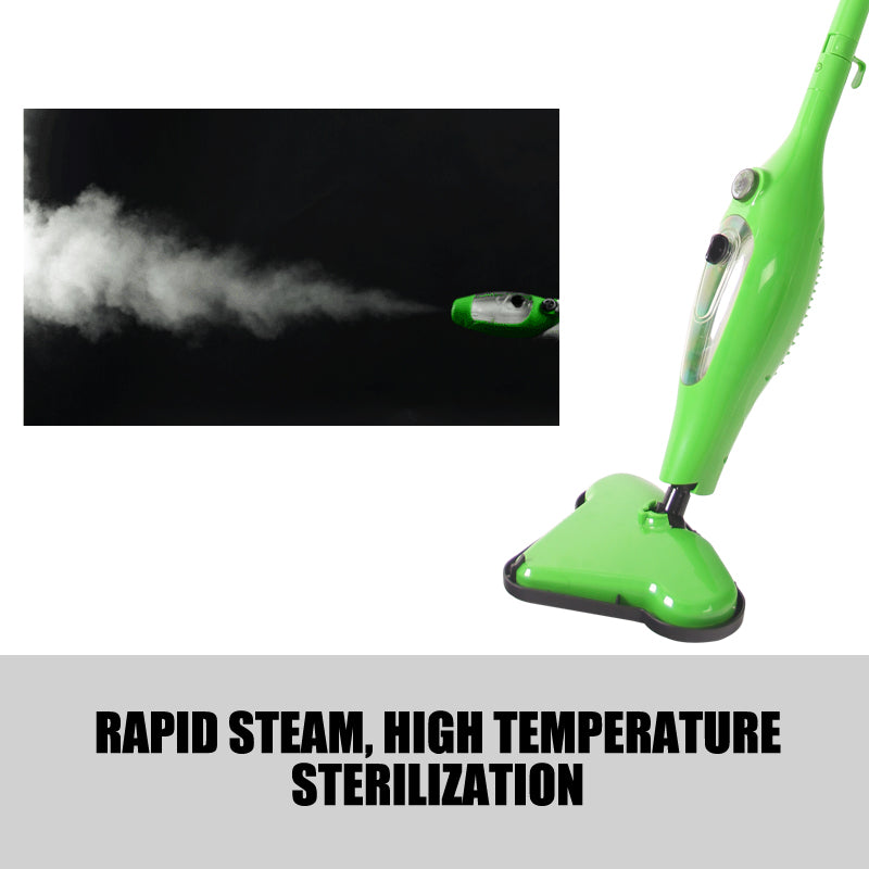 12 in 1 Multi Foldable Steam Mop Handheld Floor Steamer Carpet Cleaning Cleaner - SILBERSHELL