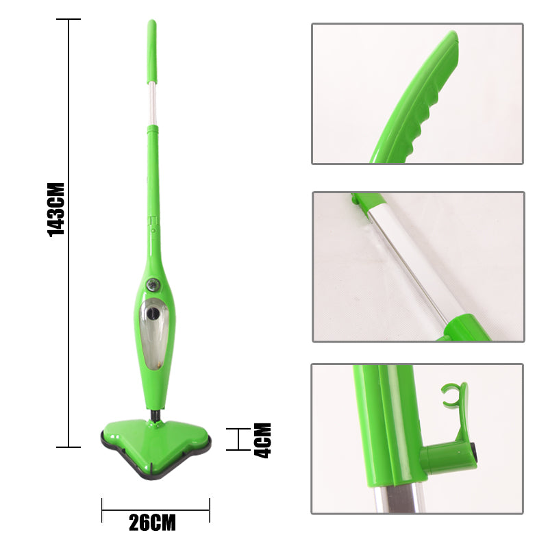 12 in 1 Multi Foldable Steam Mop Handheld Floor Steamer Carpet Cleaning Cleaner - SILBERSHELL