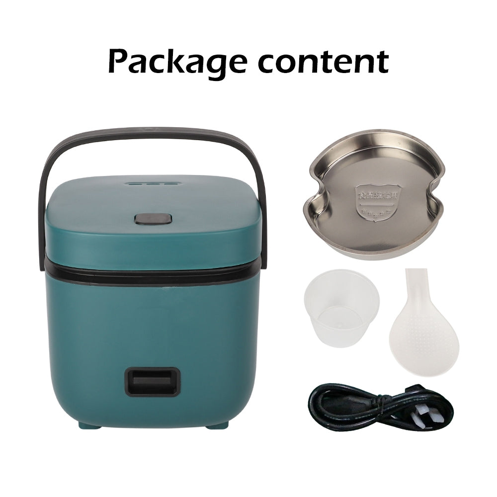 1.2L Mini Rice Cooker Non-stick Pot - Green - SILBERSHELL