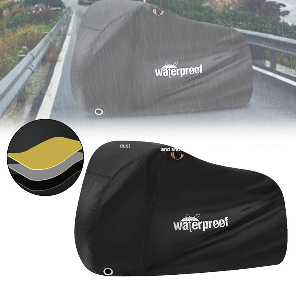 2 Bikes Heavy Duty Waterproof Bicycle Bike Cover Cycle Outdoor UV Protection - SILBERSHELL