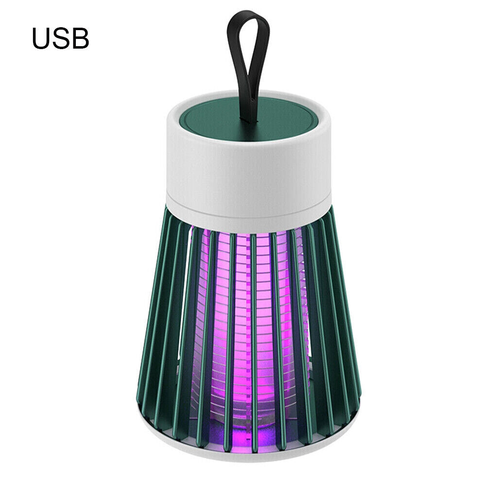 Electric Mosquito Killer Lamp Insect Catcher USB Fly Bug Zapper Trap LED UV Mozzie - SILBERSHELL