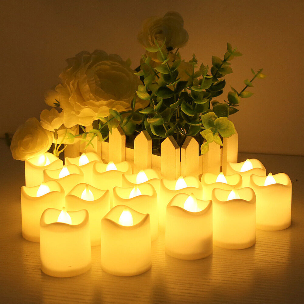 48PCS Flameless LED Tea Light Tealight Candle Wedding Decoration - SILBERSHELL