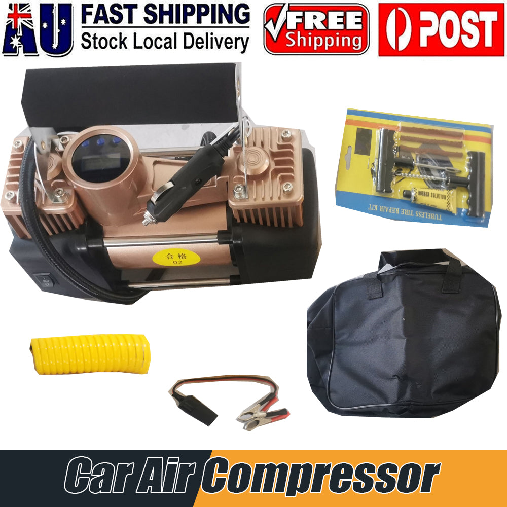 12V Car Air Compressor Tyre Deflator Inflator Auto Portable 4WD Truck Tire Pump - SILBERSHELL