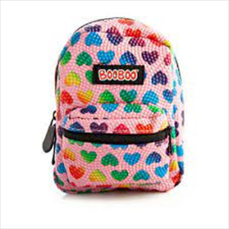 Pink Rainbow Hearts Mini Backpack - SILBERSHELL