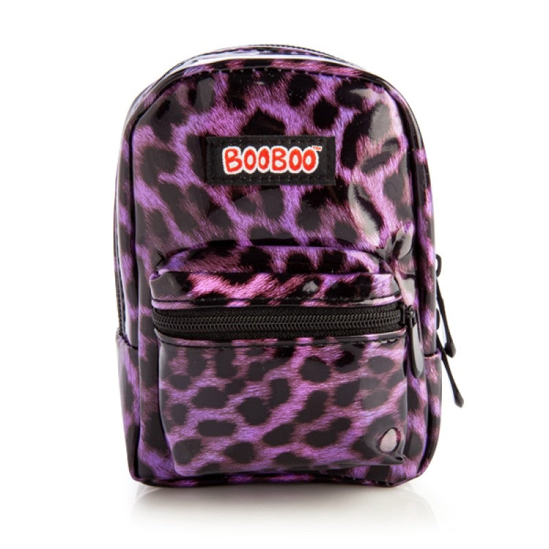 Purple Leopard Print BooBoo Backpack Mini - SILBERSHELL
