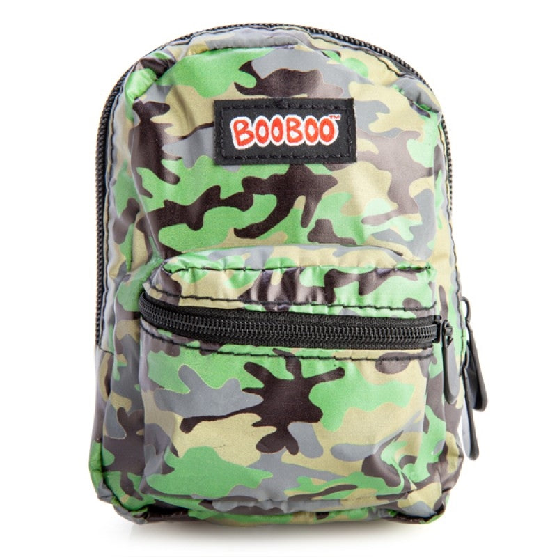Reflective Green/Grey Camo BooBoo Backpack Mini - SILBERSHELL