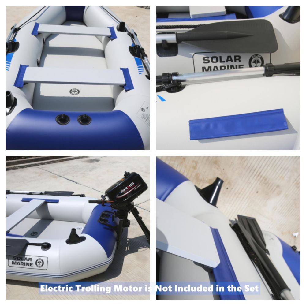 2.3M Inflatable Boat Laminated Wear Resistant Fishing Boat - SILBERSHELL