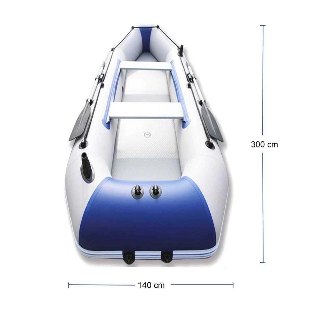 3.0M Inflatable Boat Laminated Wear Resistant Fishing Boat - SILBERSHELL