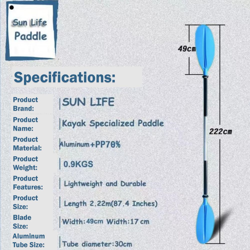 Adjustable Paddles For Kayak SUP Board Watersport - SILBERSHELL