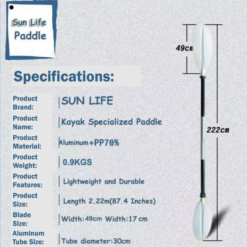 Adjustable Paddles For Kayak SUP Board Watersport - SILBERSHELL