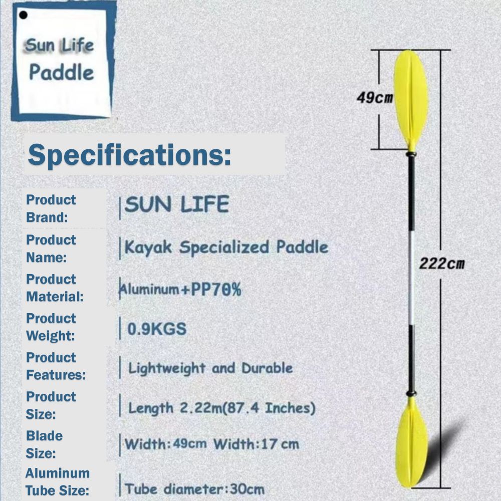 Adjustable Paddles For Kayak SUP Board Watersport - SILBERSHELL