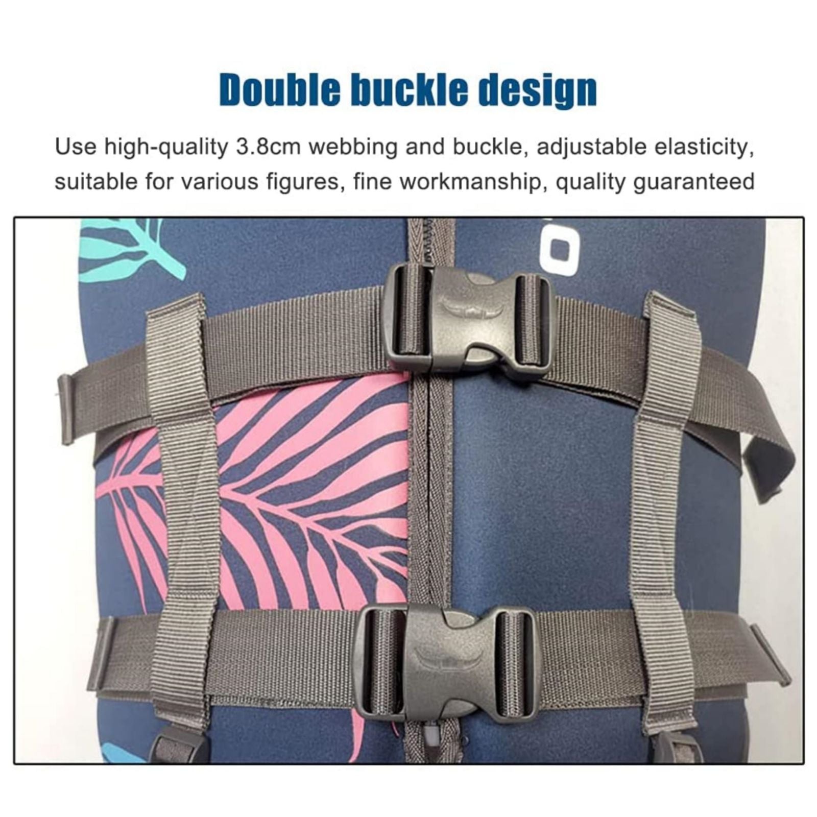 Life Jacket for Unisex Adjustable Safety Breathable Life Vest for Men Women(Grey-XXL) - SILBERSHELL
