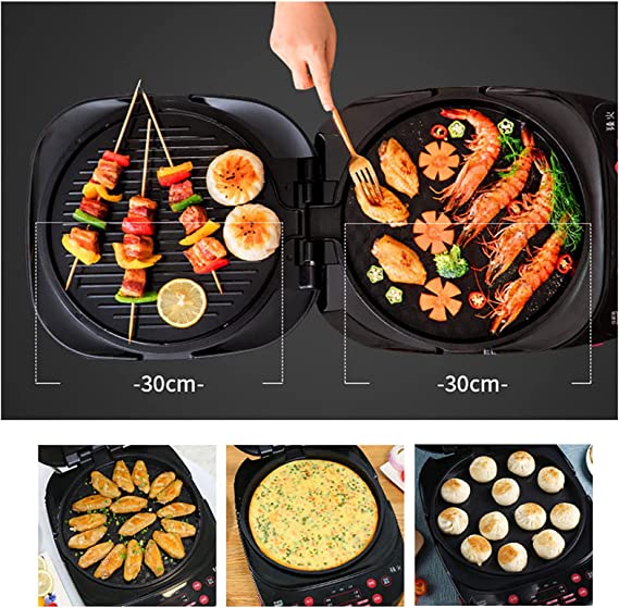Joyoung Electric Baking Pan 2-Sided Heating Grill BBQ Pancake Maker 30cm - SILBERSHELL