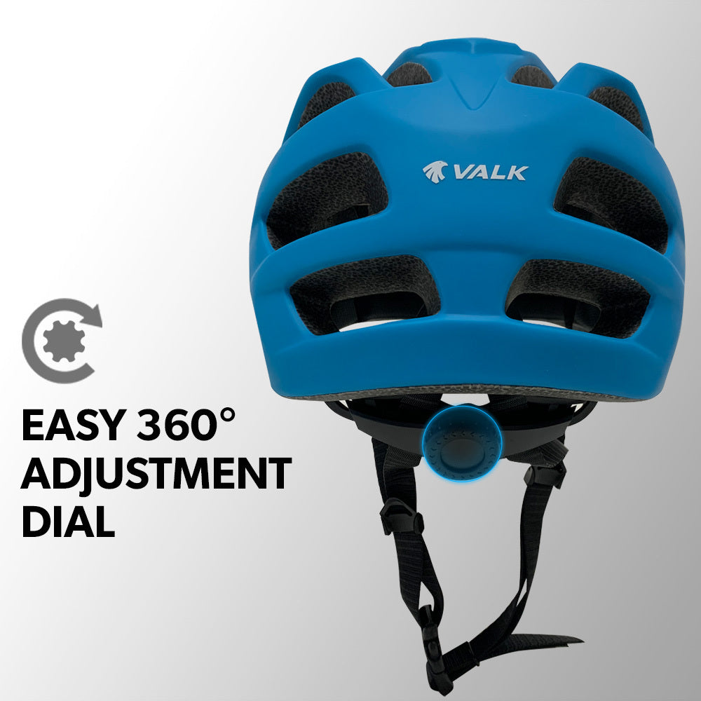 VALK Mountain Bike Helmet Small 54-56cm MTB Bicycle Cycling Safety Accessories - SILBERSHELL