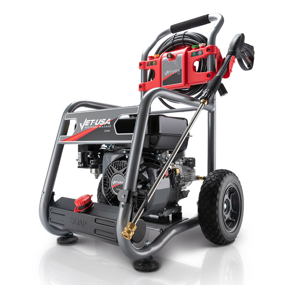 Jet-USA 4800PSI Petrol-Powered High Pressure Cleaner Washer Water Power Jet Pump - SILBERSHELL