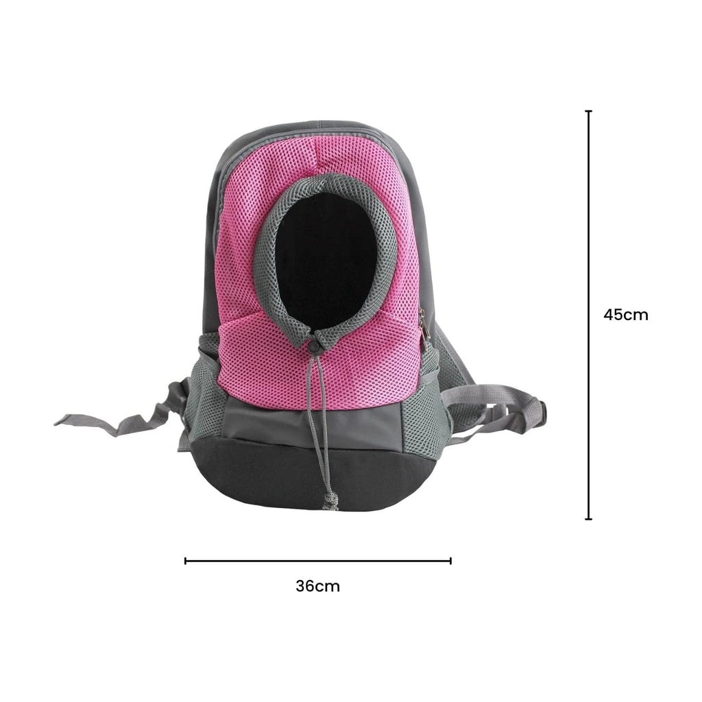 FLOOFI Front Carrier Backpack L Size (Pink) FI-PB-149-XL - SILBERSHELL