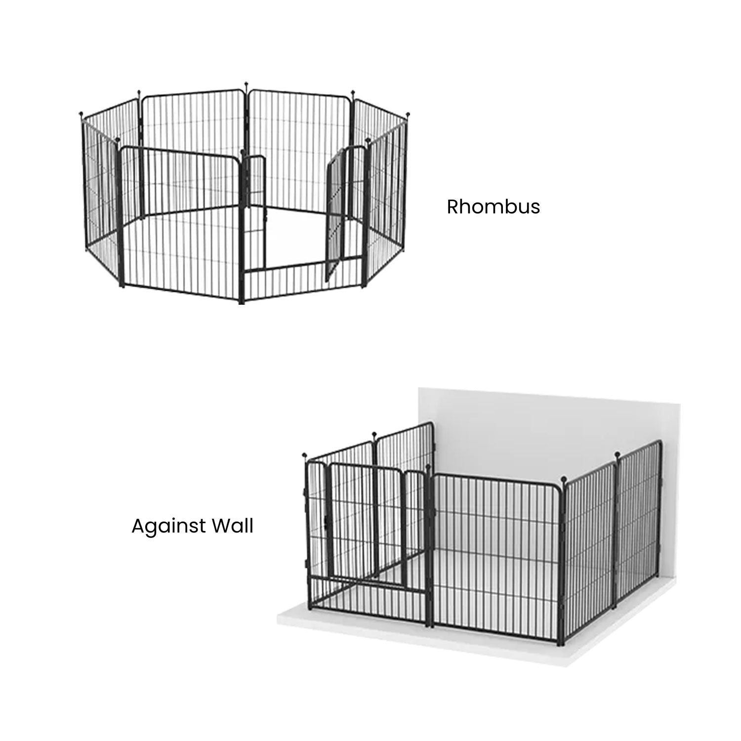 Floofi Dog Playpen 24" (Thick Model) FI-PP-105-XD - SILBERSHELL