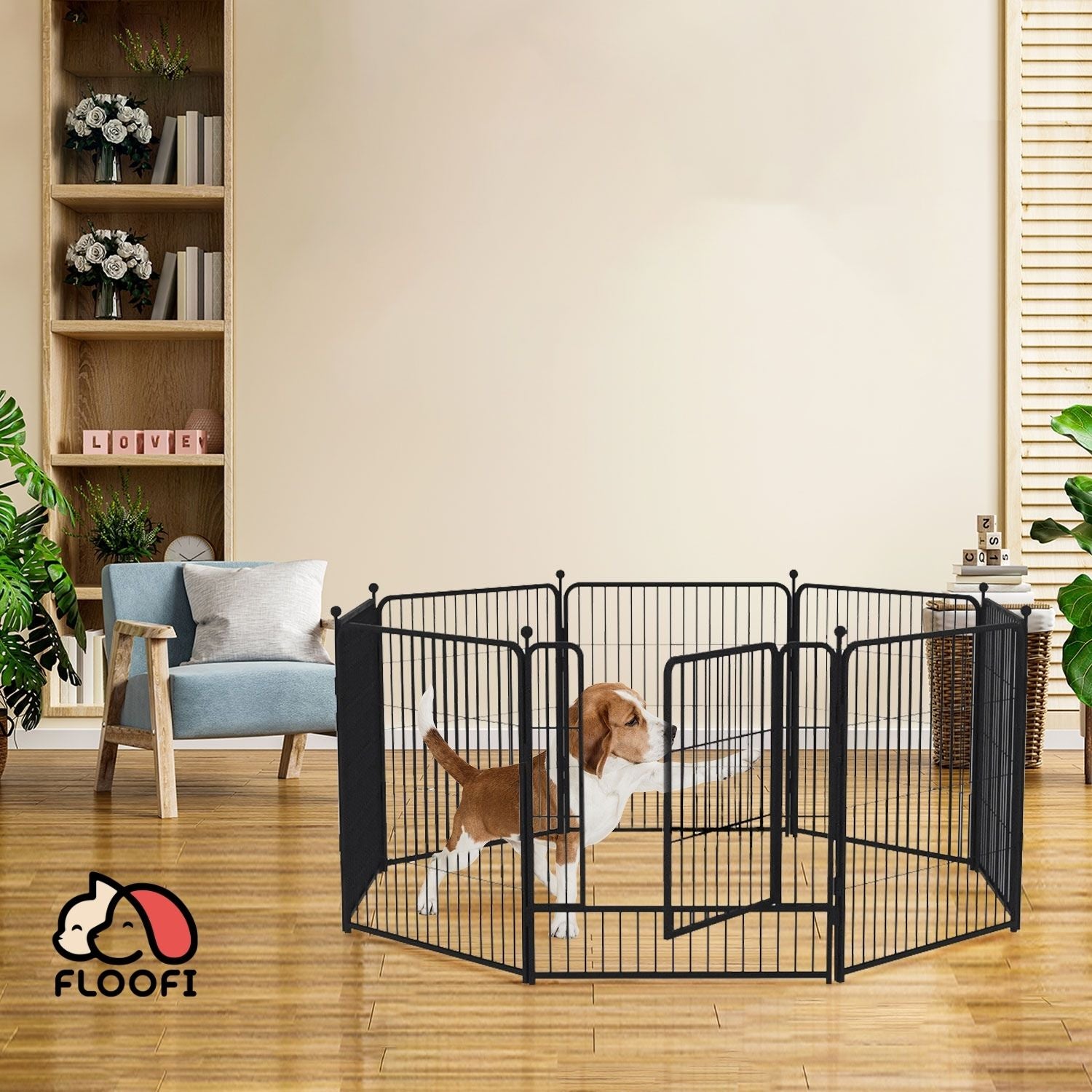 Floofi Dog Playpen 24" (Thick Model) FI-PP-105-XD - SILBERSHELL