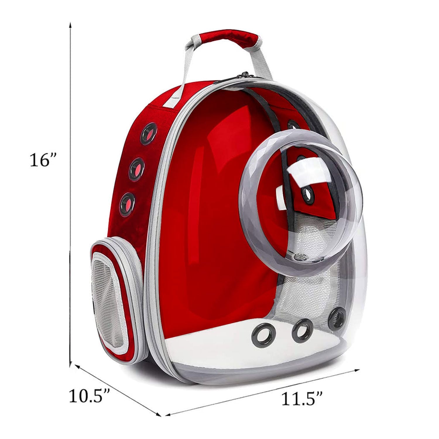 Floofi Space Capsule Backpack - Model 2 (Red) FI-BP-111-FCQ - SILBERSHELL