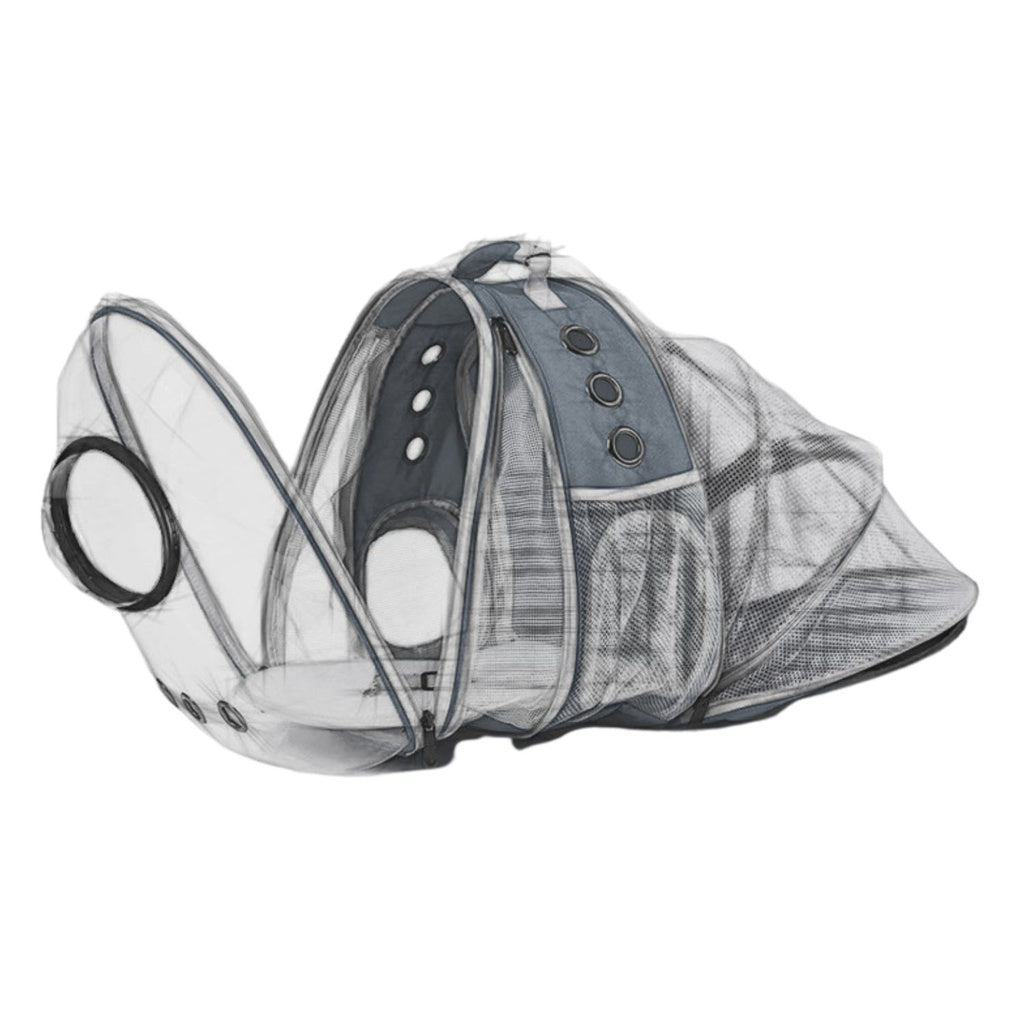 Floofi Expandable Space Capsule Backpack - Model 2 (Grey) FI-BP-117-FCQ - SILBERSHELL