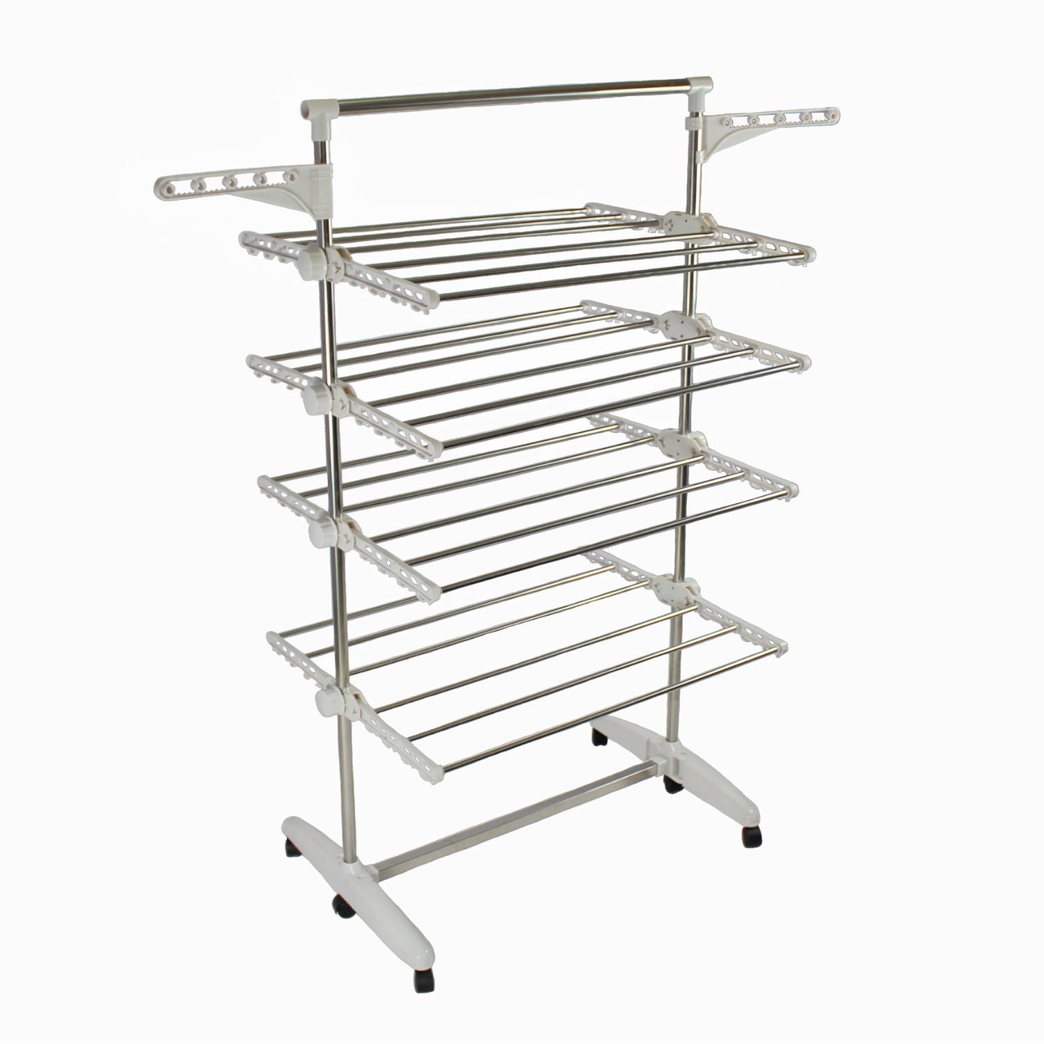 GOMINIMO Laundry Drying Rack 4 Tier (White) GO-LDR-101-JL - SILBERSHELL