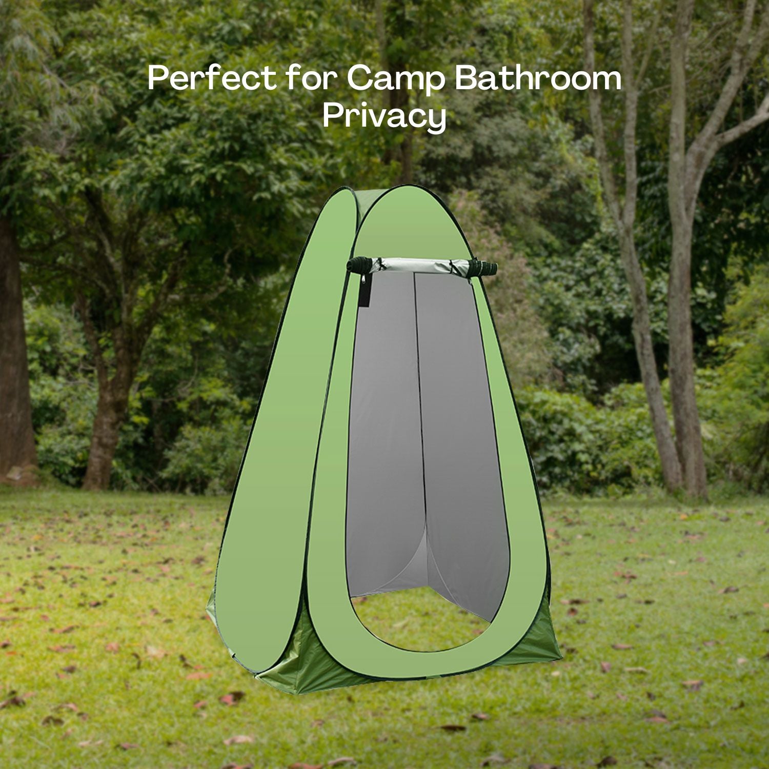 KILIROO Shower Tent with 2 Window (Green) - SILBERSHELL