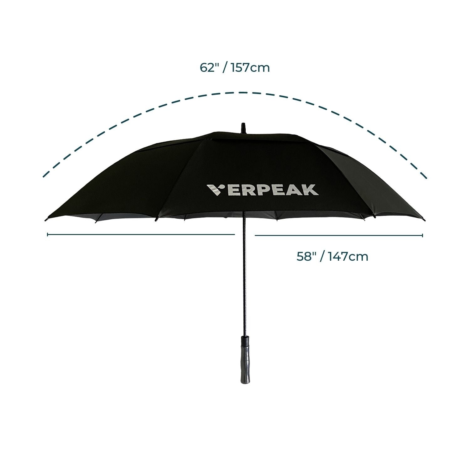 Verpeak Golf Umbrella 62" VP-UA-100-HD - SILBERSHELL