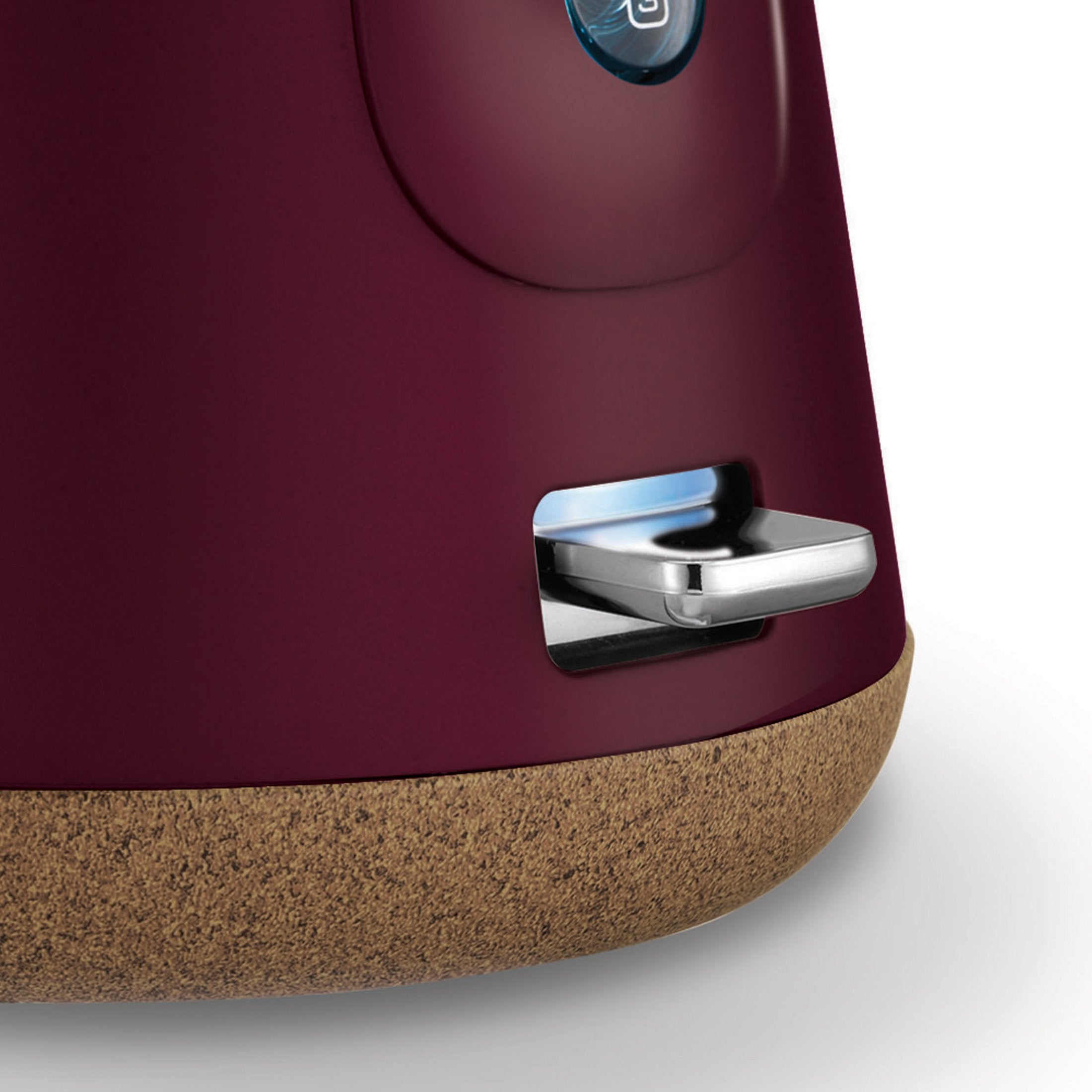 Morphy Richards 1.5L Aspect Kettle - Maroon with Cork-Effect Trim - SILBERSHELL