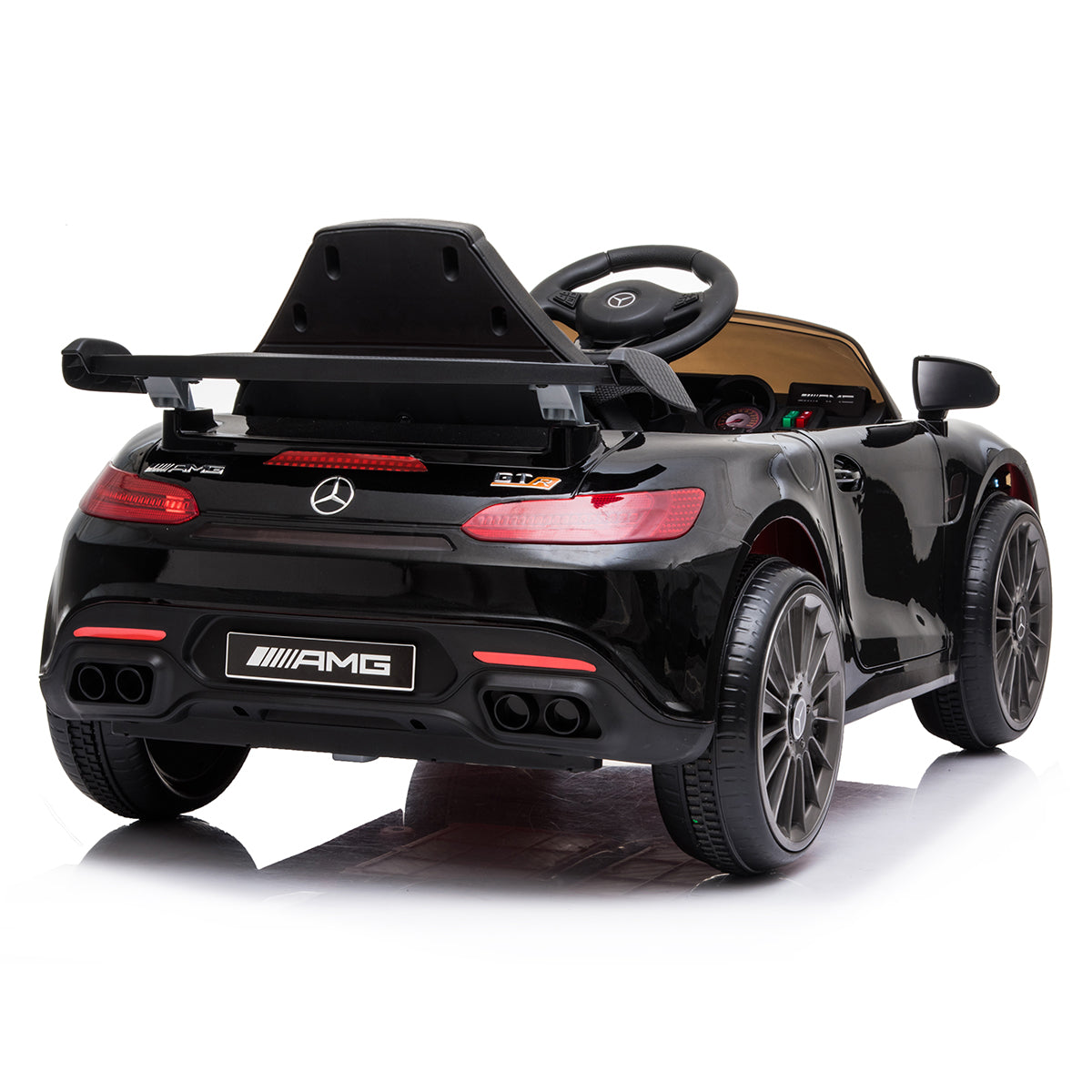 Kahuna Mercedes Benz Licensed Kids Electric Ride On Car Remote Control - Black - SILBERSHELL