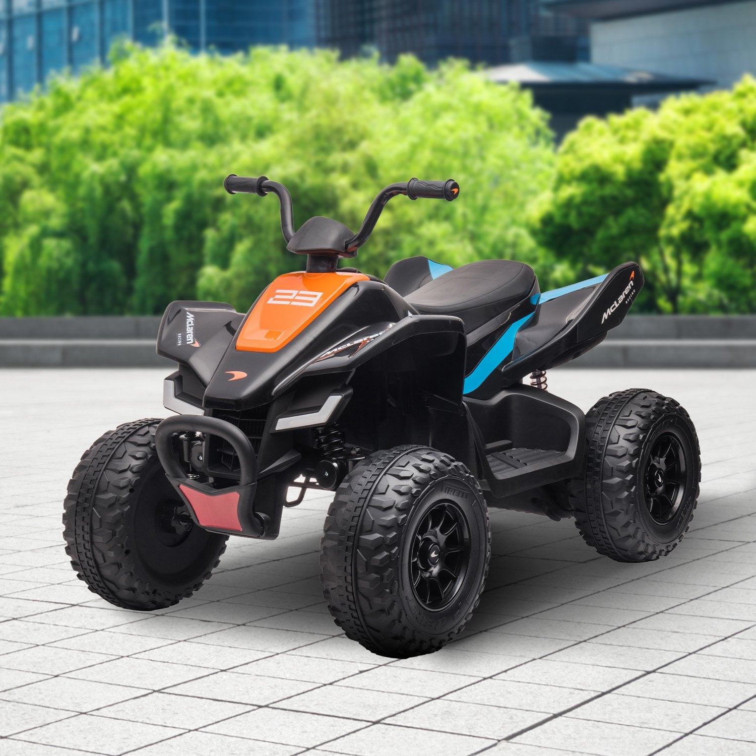 Kahuna MCL35 McLaren Ride On Electric Quad Bike - Black - SILBERSHELL